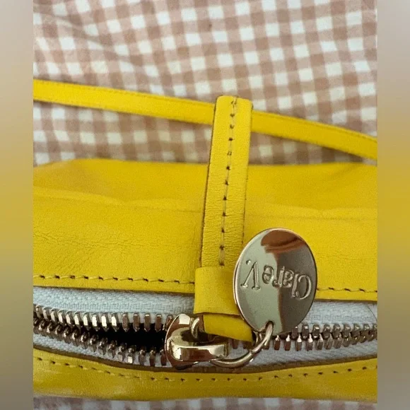 Clare V Midi Sac - Bright Yellow - Picture 3 of 5